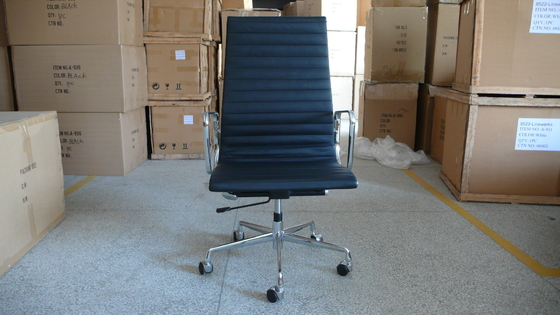 China Cadeira ergonômica do escritório traseiro alto do metal, cadeira de giro do escritório do tamanho padrão fornecedor