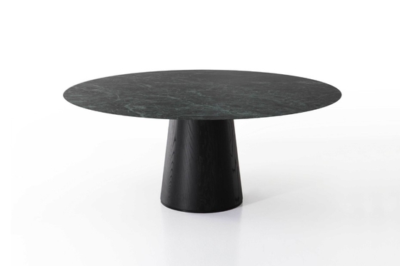 China Projeto simples do GV da mobília redonda de madeira superior de mármore da sala da tabela da teca 60 quilogramas fornecedor