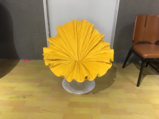 China Cadeira fácil da flor de Kenneth Cobonpue/poltrona bonita do amarelo da mostarda fornecedor