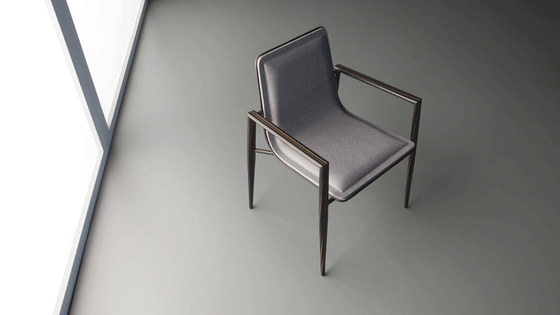 China Cadeira do braço da fibra de vidro de Antonio Citterio Musa para o material da tela de Maxalto fornecedor