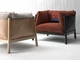Sofá estofado moderno da sala da sala de estar para o GV dos pés de madeira da tela do lazer fornecedor