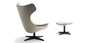 Cadeira traseira alta do escritório da cisne, cadeira estofada couro da cisne do plutônio Arne Jacobsen fornecedor