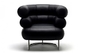 Cadeira cinzenta de couro retro de Eileen Bibendum, mobília moderna do século meados de preto fornecedor