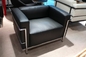 Sofá de couro de Le Corbusier Lc2 do coxim do escritório, GV secional do sofá de  Lc2 fornecedor