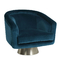 Cadeira confortável luxuosa do sofá do giro com base de aço inoxidável escovada do giro fornecedor