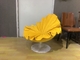 Cadeira fácil da flor de Kenneth Cobonpue/poltrona bonita do amarelo da mostarda fornecedor