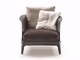 Cadeira de sala de estar pródiga da fibra de vidro de ISABEL com coxins e os braços macios fornecedor