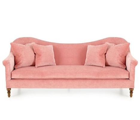 China Sofá da tela do rosa da mobília do hotel do lazer, sofá ordinário da sala de hotel do tamanho fornecedor