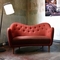 O sofá de Finn Juhl Poeten dos assentos de Chesterfield 3, tela estofou o sofá-cama moderno fornecedor