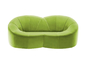 O sofá clássico moderno da abóbora da tela ajustou 2 Seater coloridos para a sala de visitas fornecedor