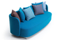 O sofá pequeno confortável para o quarto, mínimos dos pés do metal dirige o sofá da mobília fornecedor