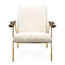 Cadeira de sala de estar de Ingmar da sala de visitas, cadeiras modernas da mobília com pé do ouro de Champagne fornecedor