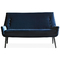 Escuro - sofá azul de estofamento da tela, estilo moderno do europeu do sofá da tela fornecedor