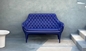 Mobília da cadeira do braço da fibra de vidro da cadeira de Showtime Poltrona da réplica, branco azul fornecedor