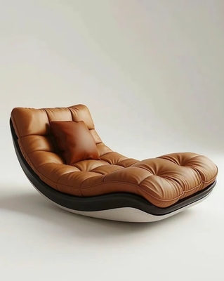 Moderno Retro Chaise Reclinante Sofá Lounge Mobiliário Para Casa Usar Quarto Estudo Grand Flat Villa Casual Sala de estar fornecedor