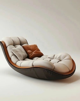 Moderno Retro Chaise Reclinante Sofá Lounge Mobiliário Para Casa Usar Quarto Estudo Grand Flat Villa Casual Sala de estar fornecedor