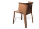 Fibra de vidro luxuosa de ANASTASIA que janta a cadeira coberta com o couro 1/8&quot; densamente fornecedor