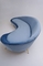 Grande sofá estofado moderno escultural para a mobília home/decoração home fornecedor