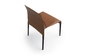 A cadeira/couro claros luxuosos de Poliform Seattle cobre o jantar da cadeira do braço fornecedor